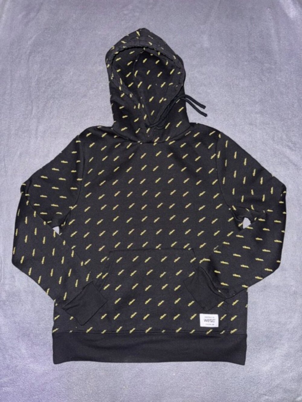 Conspiracy By WeSC Vibes Hoodie Men’s Small Black Vibes Pullover Sweatshirt